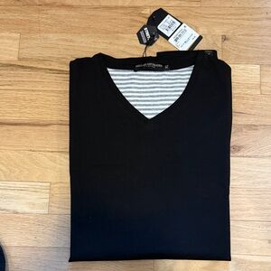 Tailored Recreation Premium Black Short Sleeve Tee Shirt 95% cotton 5% spandex